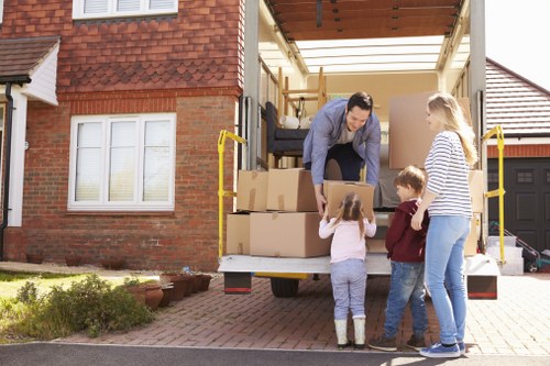 Professional removals team planning a move in Crofton Park