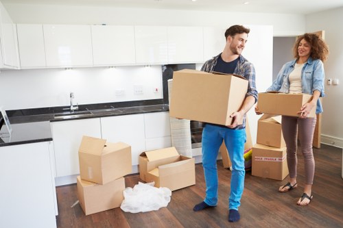 Furniture and box loading for a Crofton Park move